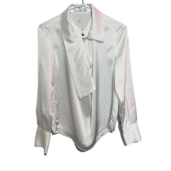 Mango Suit Blouse White S - Picture 1 of 5